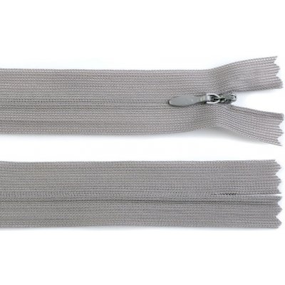 Prima-obchod Spirálový zip skrytý No 3 délka 60 cm dederon, barva 528 šedá perlová – Hledejceny.cz