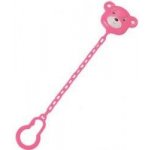 Farlin držák na dudlík medvídek růžová – Zboží Dáma Farlin držák na dudlík medvídek růžová – Zboží Dáma