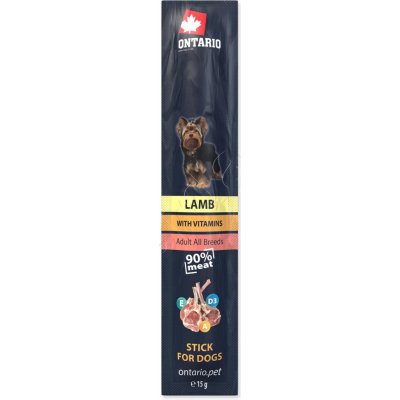 Ontario Stick for dogs LAMB 15 g – Zboží Mobilmania