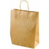 Nákupní taška a košík ZOREX Taška papírová s juta uchy 26x8x29cm