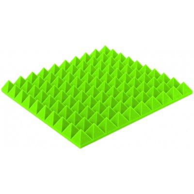 Akustický panel světlezelený PYRAMIDA 50×50 cm tloušťka 5 cm – Hledejceny.cz