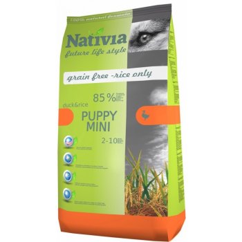 Nativia Puppy Mini Duck & Rice 3 kg