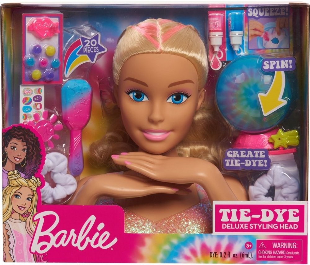 Barbie česací hlava 30 x 25 cm s doplňky | Srovnanicen.cz