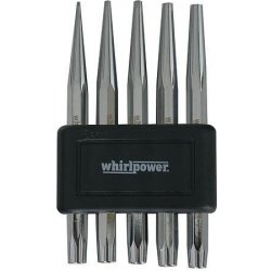 Sada děrovačů Whirlpower 138-0205, 5 dílná