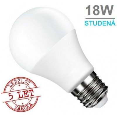 Optonica LED žárovka E27 18W SMD2835 1500 lm CCD Studená bílá – Hledejceny.cz