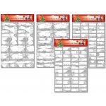 Vánoční jmenovky na dárky 48ks – Zboží Dáma