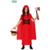 Dětský karnevalový kostým Tajemná Červená karkulka