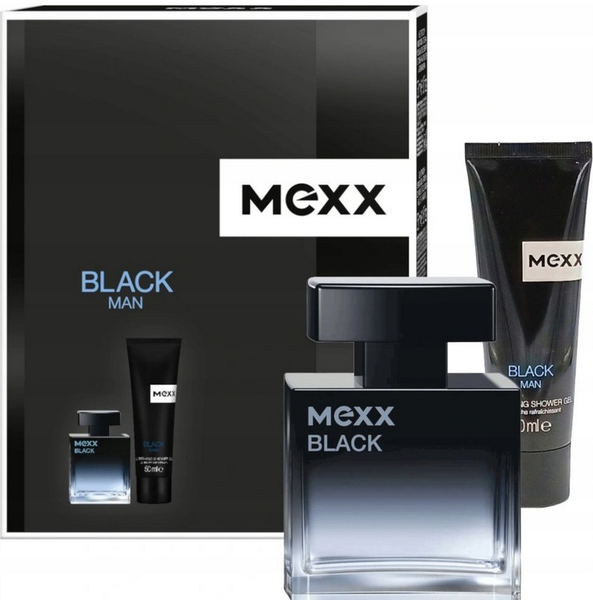 Mexx Black Man EDT 30 ml + sprchový gel 50 ml dárková sada