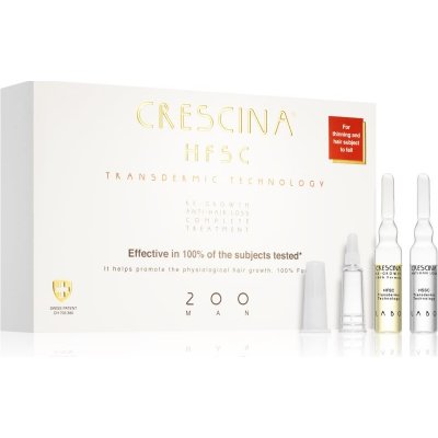 Crescina Transdermic 200 Re-Growth and Anti-Hair Loss proti vypadávání vlasů pro muže 20 x 3,5 ml – Hledejceny.cz