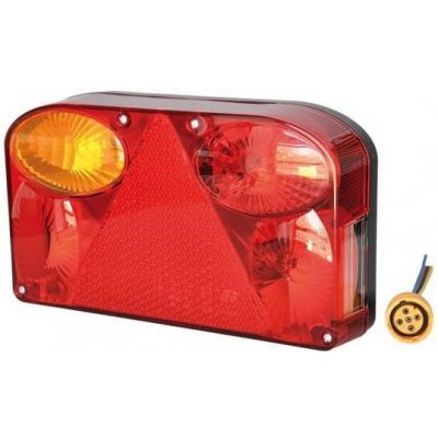 Dafa Světlo na vozíky a přívěsy DF-TR001, 230x130x55 mm - levé – Hledejceny.cz