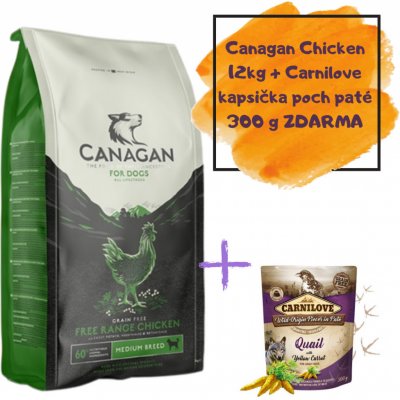 Canagan Dog Free-Run Chicken 12 kg – Zboží Mobilmania
