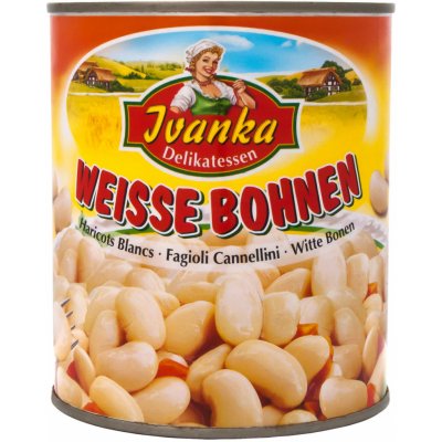 Ivanka Delikatessen Bílé fazole v konzervě 800 g