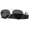 Sluneční brýle Versace Vintage Icon Pilot Clip-On VE2232 143887