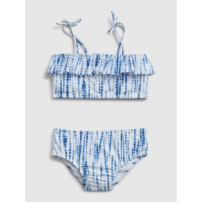 GAP Dětské plavky ruffle swim two peice Modrá – Zboží Mobilmania