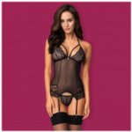 OBSESSIVE Erotický korzet 838-COR black – Sleviste.cz