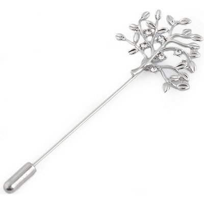 Ozdobný špendlík strom života Varianta: platina, Balení: 1 ks – Hledejceny.cz