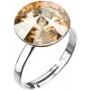 Prsteny Evolution Group CZ Stříbrný prsten s krystaly zlatý 35018.5 gold shadow