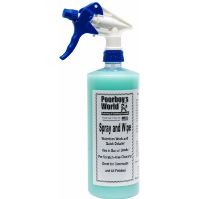 Poorboy's World Spray and Wipe Waterless Wash 946 ml – Zbozi.Blesk.cz