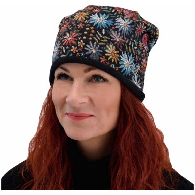 ESITO Zimní čepice spadená Katya černá – Zboží Dáma