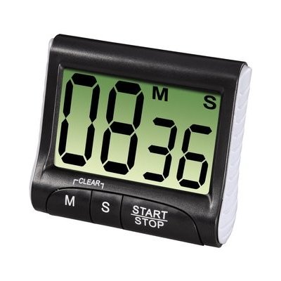 Xavax Countdown, digitální kuchyňská minutka, černá – Hledejceny.cz