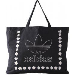 adidas Originals Kauwela Beach Bag Bay Wool Sportovní taška v černé barvě s květinami