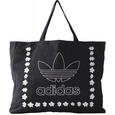 adidas Originals Kauwela Beach Bag Bay Wool Sportovní taška v černé barvě s květinami – Zboží Mobilmania