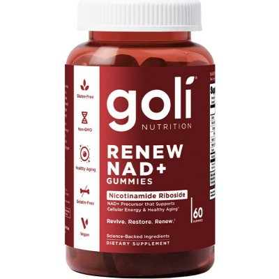 Goli Renew NAD+ Gummies 60 Gummies – Hledejceny.cz