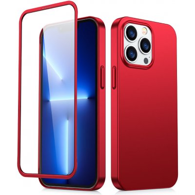 Joyroom 360 Full Case Cover iPhone 13 Pro Max zadní a přední + tvrzené sklo červené JR-BP928 červené – Zbozi.Blesk.cz