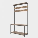 ASIR GROUP ASIR Předsíňová stěna GIRNE černá borovice – Zbozi.Blesk.cz