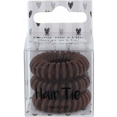 2K Hair Tie Gumička na vlasy Brown 3 ks