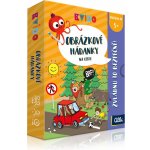 Albi Kvído Obrázkové hádanky na cesty Vzhůru za zvířátky doporučený věk 5+ – Zboží Dáma