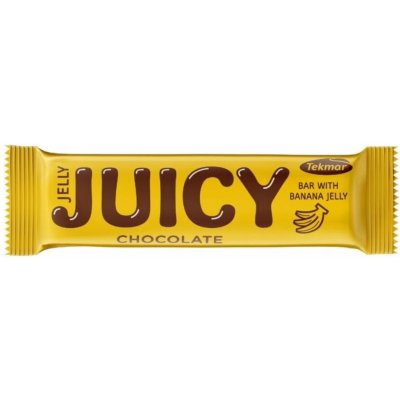 Tekmar Juicy bar Chocolate Tyčinka s želé banán v čokoládě 40 g – Zboží Dáma