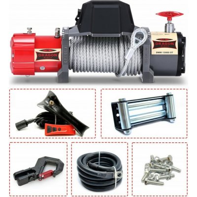 Naviják Dragon Winch Maverick DWM13000ST – Zboží Mobilmania