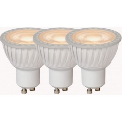 Lucide LED žárovka 5 cm stmívatelné GU10 3x5W 3000K Bílá – Hledejceny.cz
