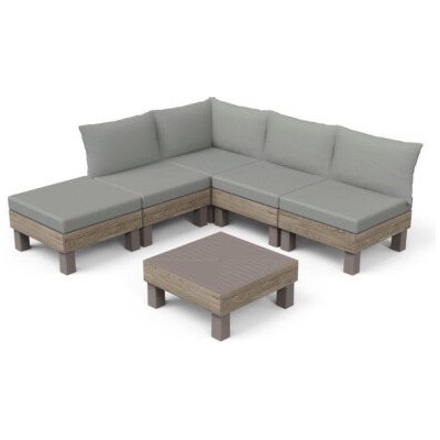 Keter Elements 5místný modulární set ashwood 262541 – Hledejceny.cz