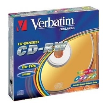 Verbatim CD-RW 700MB 8-12x, SERL, slimbox, 5ks (43167)