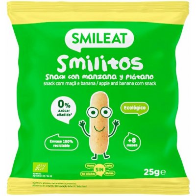 SMILEAT Bio kukuřičné křupky s extra panenským olivovým olejem 38 g – Zboží Dáma
