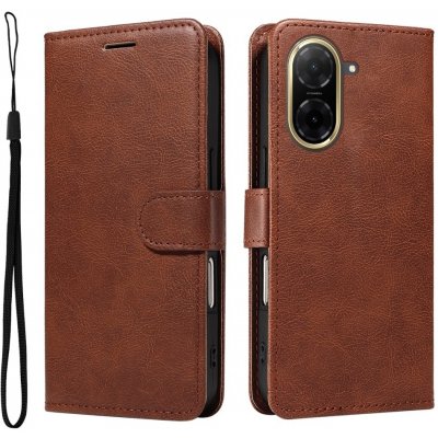Wallet knížkové pouzdro na Xiaomi Redmi A5 (173.45x79.35x8.45mm) - hnědé – Zboží Živě