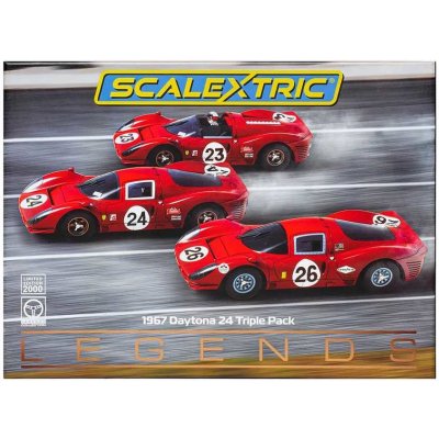 Scalextric Autíčko GT SCALEXTRIC C4391A 1967 Daytona 24 Triple Pack 1:32