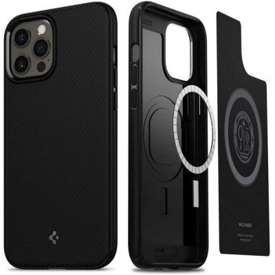 Pouzdro SPIGEN MAG ARMOR IPHONE 12/12 PRO matte černé – Zboží Mobilmania