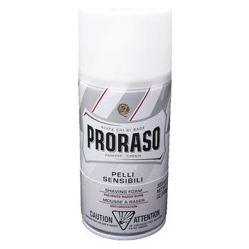 Proraso White pěna na holení pro citlivou pokožku 300 ml