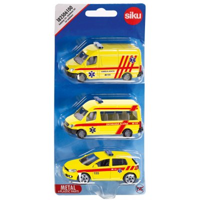 Siku set ambulance sada 3 aut