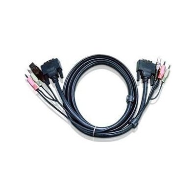ATEN int.kabel pro KVM USB, DVI, audio, 3m pro CS1768 – Zboží Živě