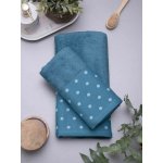 MKLuzkoviny Sofia bambusový ručník petrolejový 50 x 100 cm – Zboží Dáma