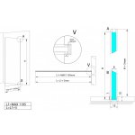 Polysan ARCHITEX LINE sada pro uchycení skla, podlaha-stěna, max. š. 1200 mm, leštěný hliník AL2112 – Zboží Dáma
