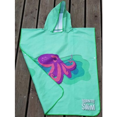 BornToSwim Octopus Poncho Junior Green – Zboží Dáma