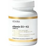 Venira Vitamin D3 + K2 1000 I.U. 80 kapslí – Hledejceny.cz