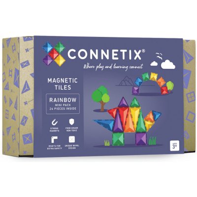 Connetix Rainbow Mini Pack 24 ks – Zboží Dáma