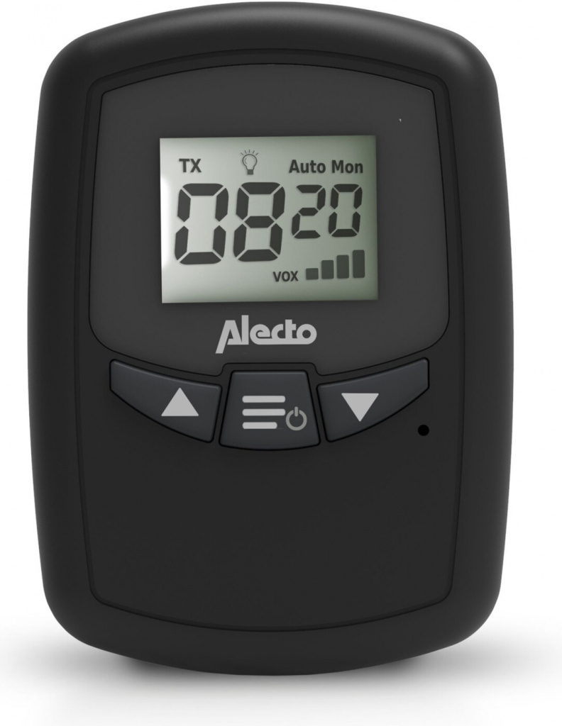 Alecto Baby DBX80BKBU Přídavná jednotka pro dětskou chůvičku / dosah 3 km / černá