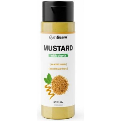 GymBeam Mustard with stevia sweetener 380 g – Zboží Dáma